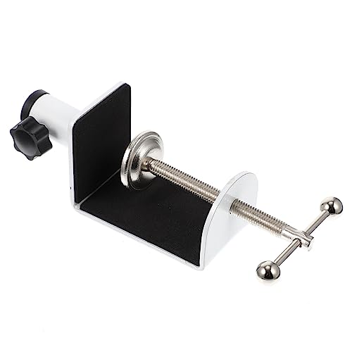 Beaupretty Aluminium Tischklemme mit Verstellbarer Schraube Robuste Halterung für Schreibtischlampen für Arbeitsstationen Studios und DIY Projekte Schützt die Oberfläche von Beaupretty