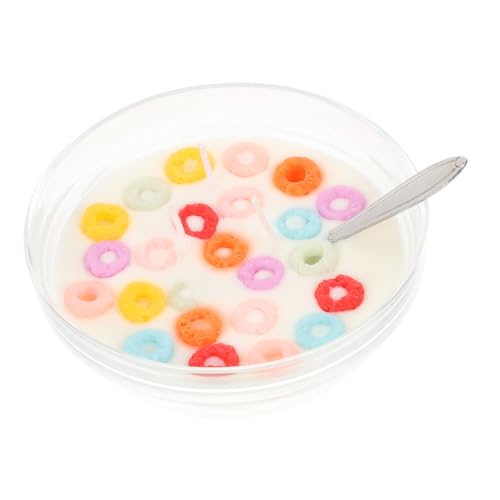 Beaupretty Aromatherapie Duftkerze Müsli schale aus Sicherem Wachs Duftkerze Langlebig Tragbar Künstlerische Küchendekoration und Foto requisite für Entspannende Atmosphäre von Beaupretty