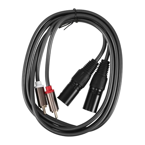 Beaupretty Audio Kabel Unbalanciert für Mixer und Interferenzresistent Vielseitige Stereo Audiokabel für Klare Audioübertragung von Beaupretty
