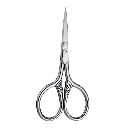 Beaupretty Bartschere für Männer Präzise Haarschneideschere mit Langlebiger Rostfreier Oberfläche zum Trimmen und Stylen von Gesichtshaaren Silber von Beaupretty