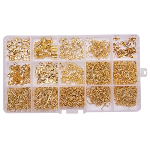 Beaupretty DIY Ohrschmuck Zubehör mit Langlebigen Materialien Aufbewahrungsbox zum Ohrringe Selber Machen und Schmuck Basteln für Damen Schmuckzubehör für Kreative DIY Projekte von Beaupretty