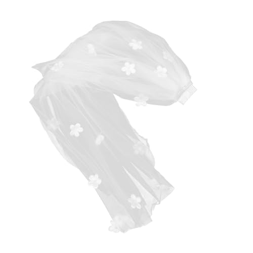 Beaupretty Eleganter Blumen Hochzeits Schleier mit Kamm für Bräute und Brautjungfern für Hochzeiten und Junggesellinnenabschiede von Beaupretty