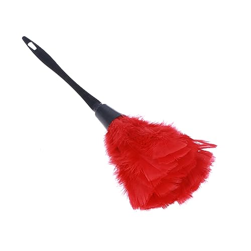 Beaupretty Erweiterbarer Mikrofaserduster mit Rutschfestem Griff für Deckenventilatoren Jalousien und Möbel Rot von Beaupretty