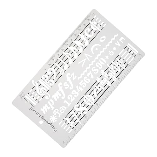 Beaupretty Fünf Linien Zeichenlineal Musiksymbol Vorlage Notenlinien Kompositionsschablone Notationszeichenwerkzeug Manuskriptvorlage Schablone Notenlinien Zeichenwerkzeug Beaupretty Fünf Linien Zeichenlineal Musiksymbol Vorlage Notenlinien Kompositionsschablone Notationszeichenwerkzeug Manuskriptvorlage Schablone Notenlinien Zeichenwerkzeug von Beaupretty