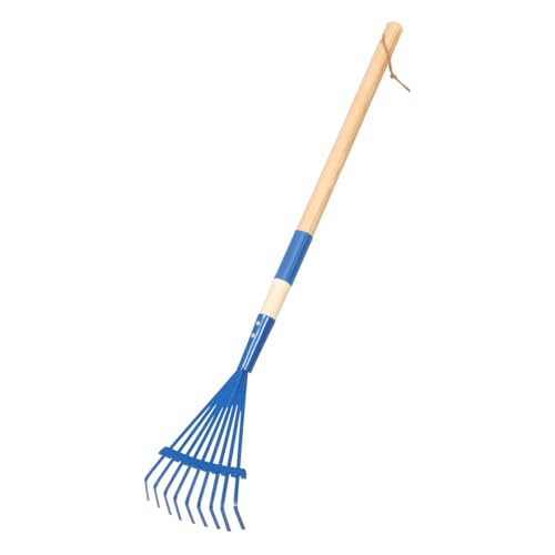 Beaupretty Gartenharke mit Abnehmbarem Holzgriff Kleiner Stabiler Metallrechen für Robustes Gartengerät für Tragbar und Leicht zu Reinigen für Outdoor-Spiel und Gartenarbeit Blau Beaupretty Gartenharke mit Abnehmbarem Holzgriff Kleiner Stabiler Metallrechen für Robustes Gartengerät für Tragbar und Leicht zu Reinigen für Outdoor-Spiel und Gartenarbeit Blau von Beaupretty