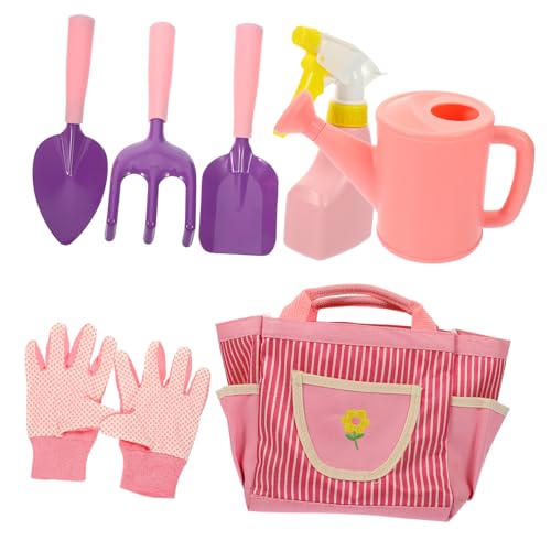 Beaupretty Gartenset Teilig mit Gießkanne Sprühkessel Handschuhen Metall Schaufel Rechen Handspachtel und Praktischem Tragetasche Bunte Gartengeräte für Jungen und Mädchen zum Entdecken der Beaupretty Gartenset Teilig mit Gießkanne Sprühkessel Handschuhen Metall Schaufel Rechen Handspachtel und Praktischem Tragetasche Bunte Gartengeräte für Jungen und Mädchen zum Entdecken der von Beaupretty