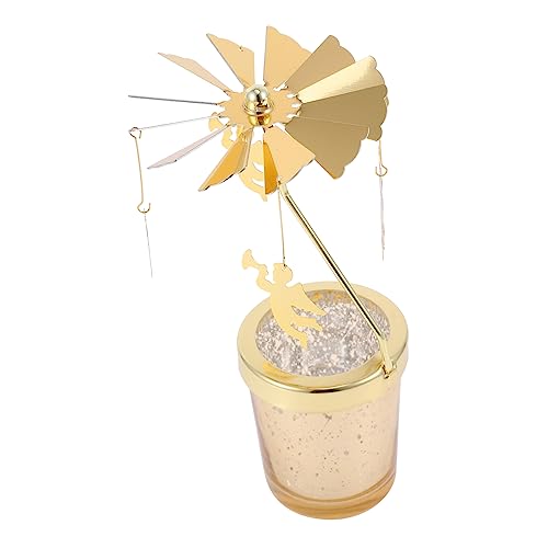 Beaupretty 1stück Rotierender Kerzenhalter Klassisches Weihnachtsdekor Für Tisch Hochzeiten Und Feste Eleganter Teelichthalter Für Stimmungsvolle Atmosphäre von Beaupretty