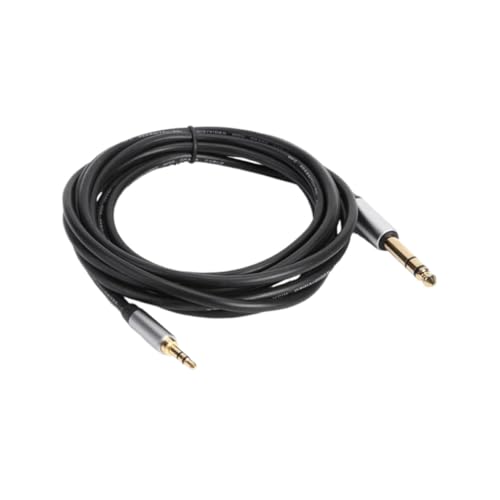 Beaupretty Klinkenkabel Männlich zu Männlich Reines Kupfer Goldplattierte Stecker Aluminiumgehäuse Audiokabel für Telefon Computer Audioanlage Lautsprecher Gitarre von Beaupretty