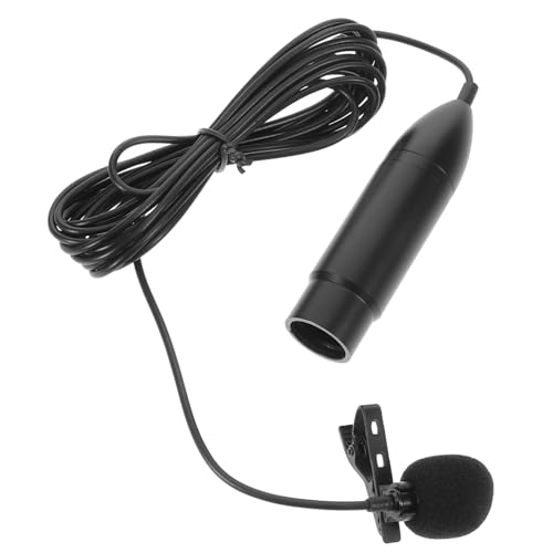 Beaupretty Lavalier Mikrofon mit Xlr Drei Pin Tragbares Ansteckmikrofon für Aufnahmen Reden und Live Streaming Einfache Plug And Play Nutzung Leicht und Langlebig von Beaupretty