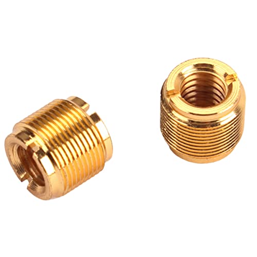 Beaupretty Mikrofon Stativ Adapter Gewinde Goldener Schraubadapter für Mikrofonständer Verwendung mit Audio Equipment von Beaupretty