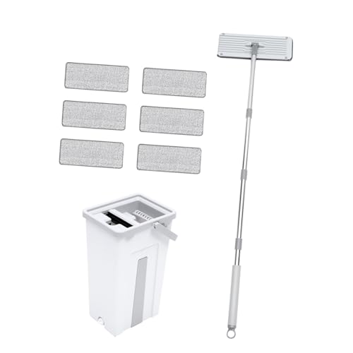 Beaupretty Rotierender Wischmopp mit Eimer und Mikrofaser Pads Arbeitsersparnis Reinigungstuch Langlebiger Hausreiniger für Gründliche Bodenreinigung Platzsparend und Praktisch Beaupretty Rotierender Wischmopp mit Eimer und Mikrofaser Pads Arbeitsersparnis Reinigungstuch Langlebiger Hausreiniger für Gründliche Bodenreinigung Platzsparend und Praktisch von Beaupretty