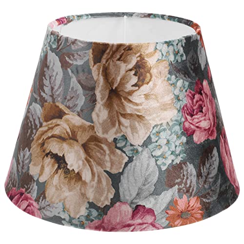 Beaupretty Stoff Lampenschirm Blumenmuster Tischlampe Ersatzschirm: Schreibtischlampe Lampenschirm Stehleuchte Wandleuchte Pendelleuchte Deckenleuchte Schutzhülle Schlafzimmer Wohnzimmer Dekoration von Beaupretty