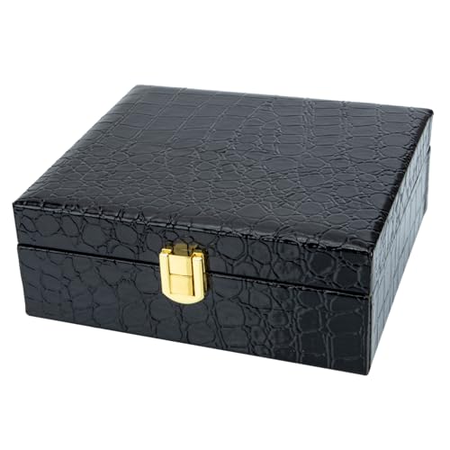 Beaupretty Tragbarer Zigarrenhumidor aus Holz mit Krokodilprägung Kompakte Aufbewahrungsbox Hochwertige Reise zigarrenbox als Stilvolles Geschenk von Beaupretty