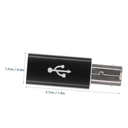 Beaupretty Type C USB Audio Adapter Kabelkonverter Kompatibel mit Piano Drucker Mixer Midi Schnittstellen Plug Play Kompakt Tragbar Schwarz Beaupretty Type C USB Audio Adapter Kabelkonverter Kompatibel mit Piano Drucker Mixer Midi Schnittstellen Plug Play Kompakt Tragbar Schwarz von Beaupretty