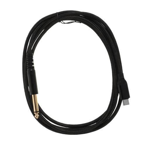 Beaupretty USB Type C Gitarrenkabel mit Integriertem Chip Aufnahme Audiokabel für Elektrische Gitarre Einfaches Plug And Play Robuste Materialien Klarer Tragbar von Beaupretty