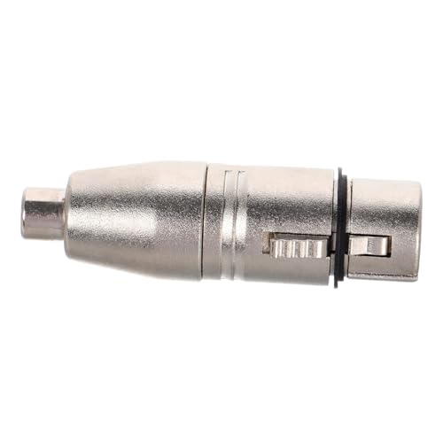 Beaupretty Xlr zu Rca Adapter Robuster Audio Converter für Mikrofone Mixer und Recorder Kompakt Vielseitig Einsetzbar Sicheres Signal ohne Verlust Lösung für Professionelle Anwendungen von Beaupretty