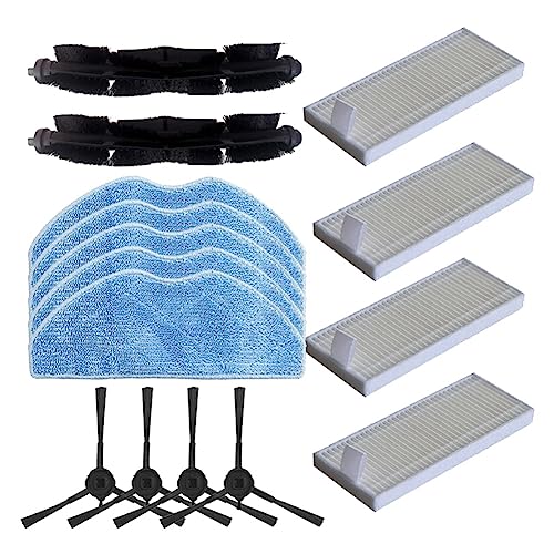 Beausoleil Hauptfilter Seitenbürstenfilter HEPA Wischtuch für 360 S8/S8 Plus Roboter-Staubsauger, Ersatzzubehör von Beausoleil