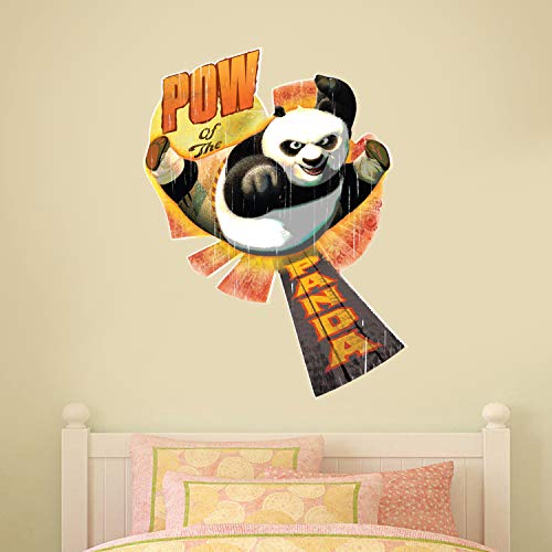 Wandtattoo Kung Fu Panda Pow of the Panda Vinyl Kunst Wandbild Aufkleber Kinder (90 cm) von Beautiful Game