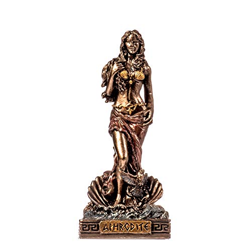 Aufsteigende Venus Aphrodite Zeus Tochter Griechische Göttin Miniatur Kaltguss Bronze Statuen Figur 8.7cm von BeautifulGreekStatues