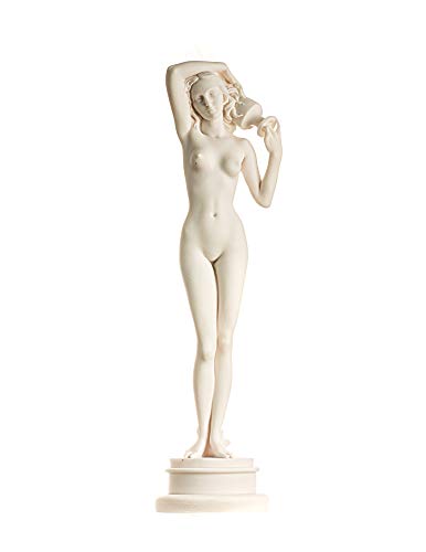 BeautifulGreekStatues Antike griechische Göttin Aphrodite mit Krug, handgefertigt, Alabaster-Figur, Sammlerstück, Kunsthandwerk, 39 cm von BeautifulGreekStatues