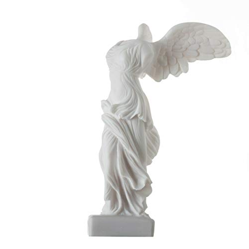 BeautifulGreekStatues Ancient Ruins Louvre Museum Winged Victory Nike of Samothrace Figur, 19 cm von BeautifulGreekStatues
