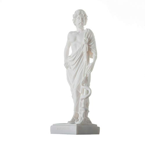BeautifulGreekStatues Asklepios Griechischer Gott Der Medizin Alabaster Handgemachte Museumskopie Statue 23 cm BeautifulGreekStatues Asklepios Griechischer Gott Der Medizin Alabaster Handgemachte Museumskopie Statue 23 cm von BeautifulGreekStatues