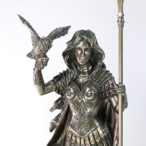 BeautifulGreekStatues Athena mit Eule, Göttin der Weisheit und Krieg, Statue, Bronze-Finish, 30,5 cm BeautifulGreekStatues Athena mit Eule, Göttin der Weisheit und Krieg, Statue, Bronze-Finish, 30,5 cm von BeautifulGreekStatues