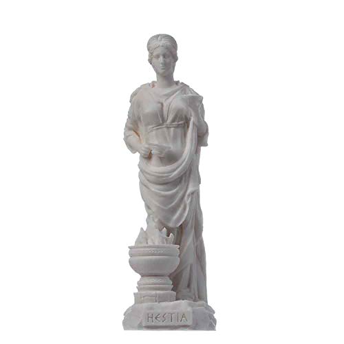 BeautifulGreekStatues Hestia Statue Göttin des Herds, Heimfamilie und der Staatsstatue, 17 cm von BeautifulGreekStatues