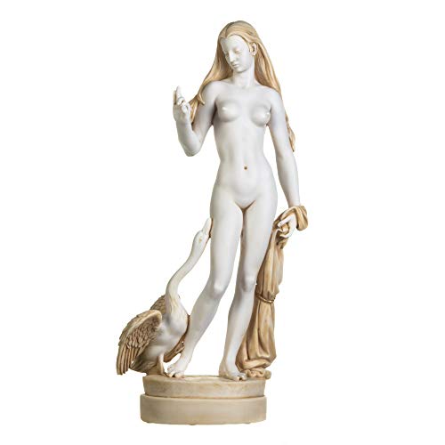 BeautifulGreekStatues Leda und Schwan Nude Spartan Queen Figur Antikes Griechenland Mythologie Alabaster Statue Goldton 61 cm BeautifulGreekStatues Leda und Schwan Nude Spartan Queen Figur Antikes Griechenland Mythologie Alabaster Statue Goldton 61 cm von BeautifulGreekStatues