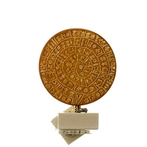 BeautifulGreekStatues Minoan Phaistos Scheibe handgefertigt griechische Kunst Museum Replik 13 x 10 cm BeautifulGreekStatues Minoan Phaistos Scheibe handgefertigt griechische Kunst Museum Replik 13 x 10 cm von BeautifulGreekStatues