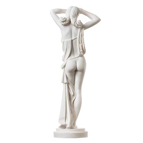 BeautifulGreekStatues Nackte sexy weibliche Frau Aphrodite Alabaster Statue Skulptur 12,2" 31 cm von BeautifulGreekStatues