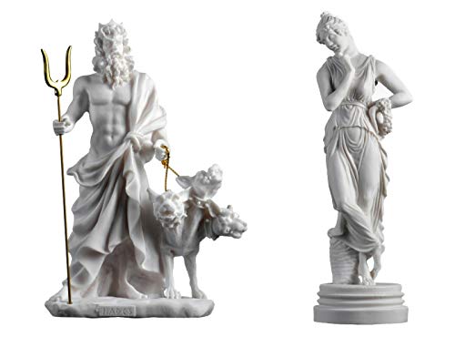 BeautifulGreekStatues Statue aus Persephon-Göttin und Pluto Hades Herr der Unterwelt von BeautifulGreekStatues