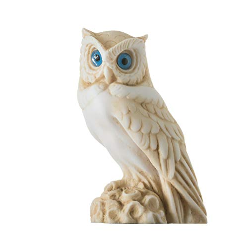Eule von Athen Weisheit Alabaster Goldfarbene Skulptur Antike griechische Handarbeit 12.5 cm Eule von Athen Weisheit Alabaster Goldfarbene Skulptur Antike griechische Handarbeit 12.5 cm von BeautifulGreekStatues