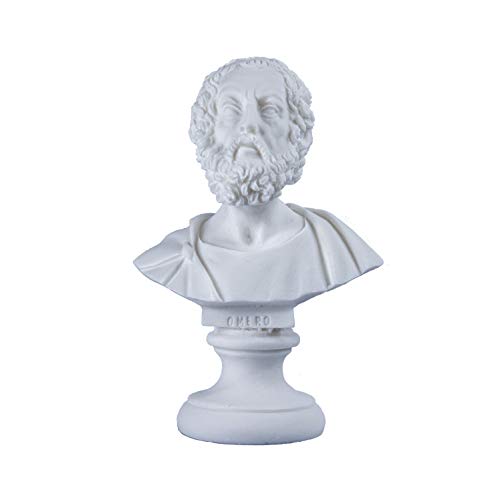 Homer Griechische Büste Skulptur Klassische Statue Antik Finish Gesicht 15 cm von BeautifulGreekStatues