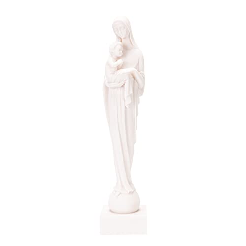 Jungfrau Maria Jesusmutter Madonna Statue Alabaster 31 cm von BeautifulGreekStatues