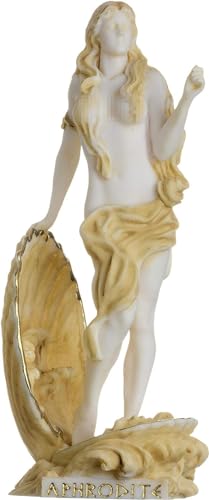 Rising Venus Aphrodite Zeus Tochter griechische Göttin Goldton Statue Skulptur 17,8 cm von BeautifulGreekStatues