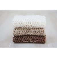 Erdtöne Babydecke Chunky Newborn Photo Prop von BeautifulPhotoProps