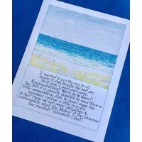Elisabeth Elliot Zitat Strand Druck - Seaside Buntstift Kunst | 11x14 Elisabeth Elliot Zitat Strand Druck - Seaside Buntstift Kunst | 11x14 von BeautifulQuotes