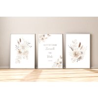 Christliches Poster Im Set | Psalm 46, 2 Blumen von BeautifulThingsWedel