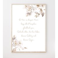 Christliches Poster | O Herr in Diesem Heim von BeautifulThingsWedel