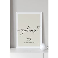 Personalisiertes Zuhause Poster, Personalisierte Geschenke, Erste Wohnung Geschenk, Geschenk Zum Einzug, Einzugsgeschenk von BeautifulWallDE