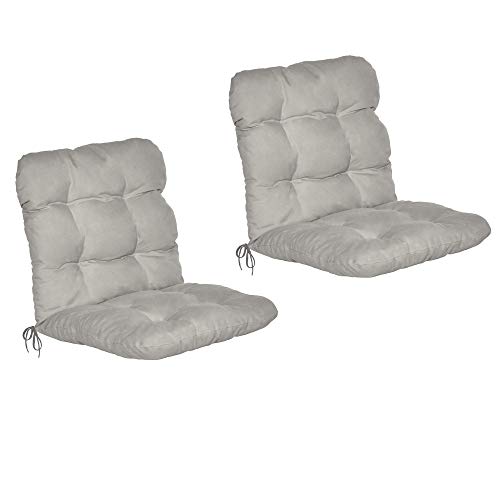 Beautissu 2er Set Niedriglehner Auflagen Set Flair NL Stuhlauflage 100x50x8cm Sitzkissen Niederlehner Gartenstühle Sitzauflagen Stuhlkissen Hell-Grau Beautissu 2er Set Niedriglehner Auflagen Set Flair NL Stuhlauflage 100x50x8cm Sitzkissen Niederlehner Gartenstühle Sitzauflagen Stuhlkissen Hell-Grau von Beautissu