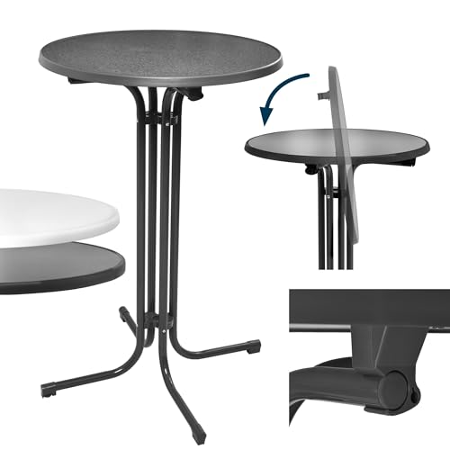 Beautissu 2er Set Stehtisch Grau klappbar Ø70cm Bellini – Stabiler Outdoor Bistrotisch Wetterbeständig höhenverstellbarer Fuß, leichte Montage Halterung vormontiert – Kratzfest Gastro Partytisch Rund Beautissu 2er Set Stehtisch Grau klappbar Ø70cm Bellini – Stabiler Outdoor Bistrotisch Wetterbeständig höhenverstellbarer Fuß, leichte Montage Halterung vormontiert – Kratzfest Gastro Partytisch Rund von Beautissu