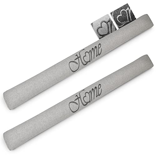 Beautissu 2er Set Zugluftstopper 120 cm lang Tuuli HO - Windstopper als Türvorleger, Haustür Rolle und Kälteschutz Luftstopper - Luftzugstopper Home Zugluft Stopper in Hellgrau Beautissu 2er Set Zugluftstopper 120 cm lang Tuuli HO - Windstopper als Türvorleger, Haustür Rolle und Kälteschutz Luftstopper - Luftzugstopper Home Zugluft Stopper in Hellgrau von Beautissu
