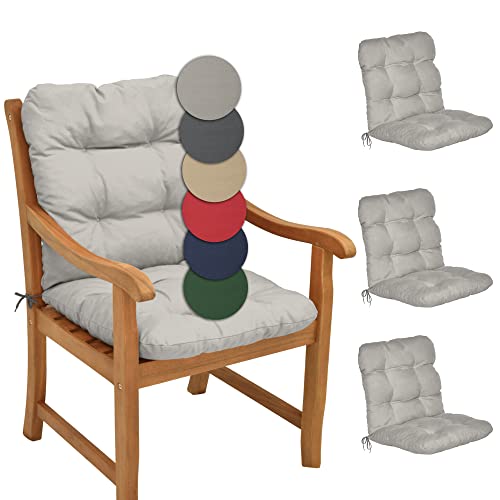 Beautissu 4er Set Niedriglehner Auflagen Set Flair NL Stuhlauflage 100x50x8cm Sitzkissen Niederlehner Gartenstühle Sitzauflagen Stuhlkissen Hellgrau Beautissu 4er Set Niedriglehner Auflagen Set Flair NL Stuhlauflage 100x50x8cm Sitzkissen Niederlehner Gartenstühle Sitzauflagen Stuhlkissen Hellgrau von Beautissu