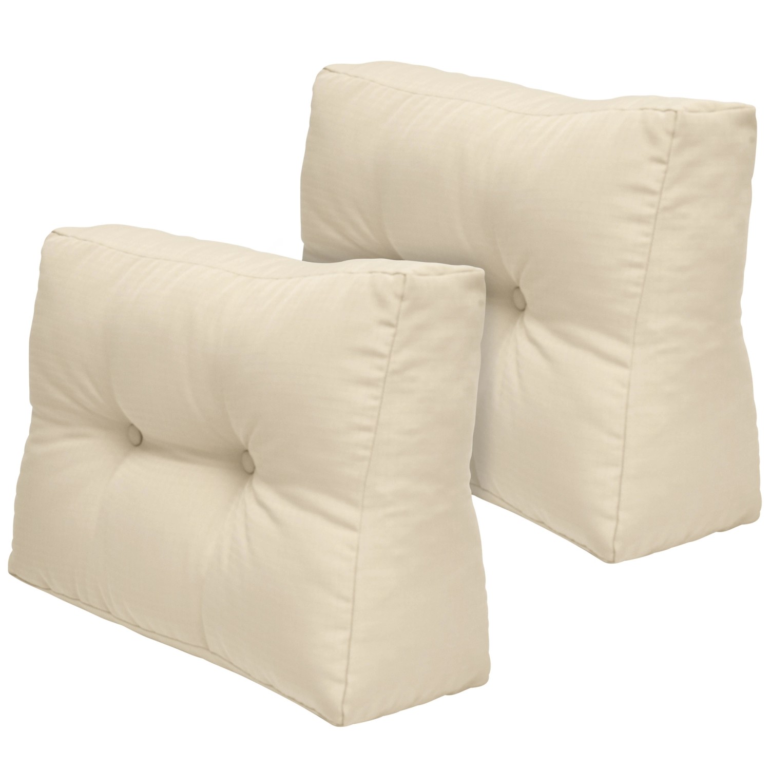 Beautissu ECO Elements Palettenkissen Rücken 60x40x20cm Natur 2tlg Beautissu ECO Elements Palettenkissen Rücken 60x40x20cm Natur 2tlg von Beautissu