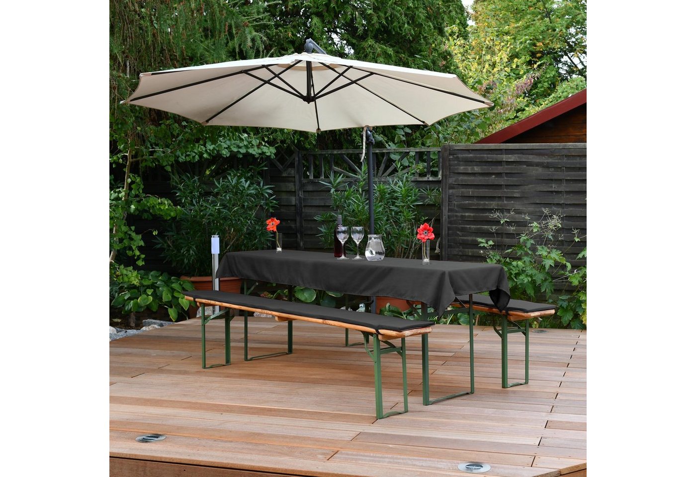 Beautissu Hussen-Set Comfort XS, gepolstert mit Tischdecke Beautissu Hussen-Set Comfort XS, gepolstert mit Tischdecke von Beautissu