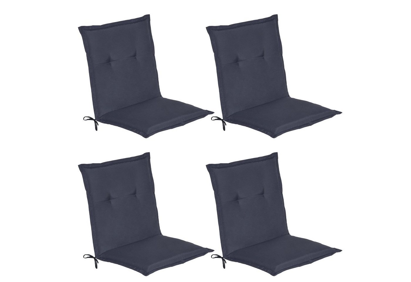 Beautissu Polsterauflage Loft NL, (4 St), 4er Set Niederlehner Auflage 100x50x6cm von Beautissu