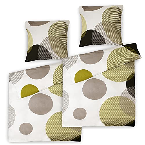 Beautissu Renforcé Bettwäsche 155x220 Baumwolle 4teilig – 2X Bettbezug 135x200 & 2X Kissenbezug 80x80 cm – 100% Baumwolle Sommerbettwäsche Bettwäsche-Sets mit Reißverschluss – NELA Beautissu Renforcé Bettwäsche 155x220 Baumwolle 4teilig – 2X Bettbezug 135x200 & 2X Kissenbezug 80x80 cm – 100% Baumwolle Sommerbettwäsche Bettwäsche-Sets mit Reißverschluss – NELA von Beautissu