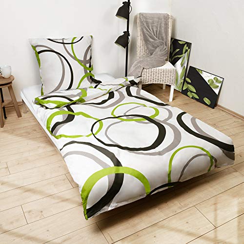 Beautissu Renforcé Bettwäsche 155x220 cm 1er Set Nina – Bettwäscheset 2teilig 100% Baumwoll Bettwäsche mit Reißverschluss - Ganzjahresbettwäsche Set 1x Bettdecken Bezug & 1x Kissenbezug 80x80 cm Beautissu Renforcé Bettwäsche 155x220 cm 1er Set Nina – Bettwäscheset 2teilig 100% Baumwoll Bettwäsche mit Reißverschluss - Ganzjahresbettwäsche Set 1x Bettdecken Bezug & 1x Kissenbezug 80x80 cm von Beautissu
